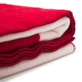 Faribault Canadian Flag Throw | Wool