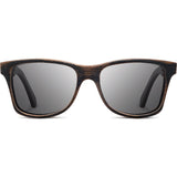 Shwood Canby Original Sunglasses | Distressed Dark Walnut / Grey Polarized