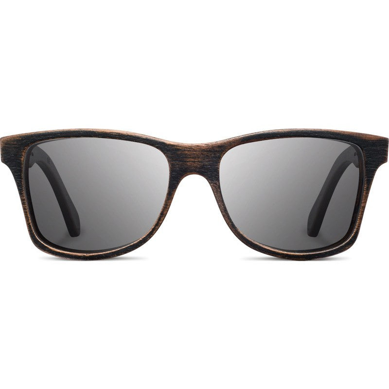 Shwood Canby Original Sunglasses | Distressed Dark Walnut / Grey