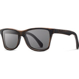 Shwood Canby Original Sunglasses | Distressed Dark Walnut / Grey Polarized