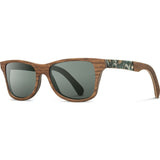Shwood Canby Seashell Sunglasses |  Walnut / G15 Polarized WLCWSEAFP