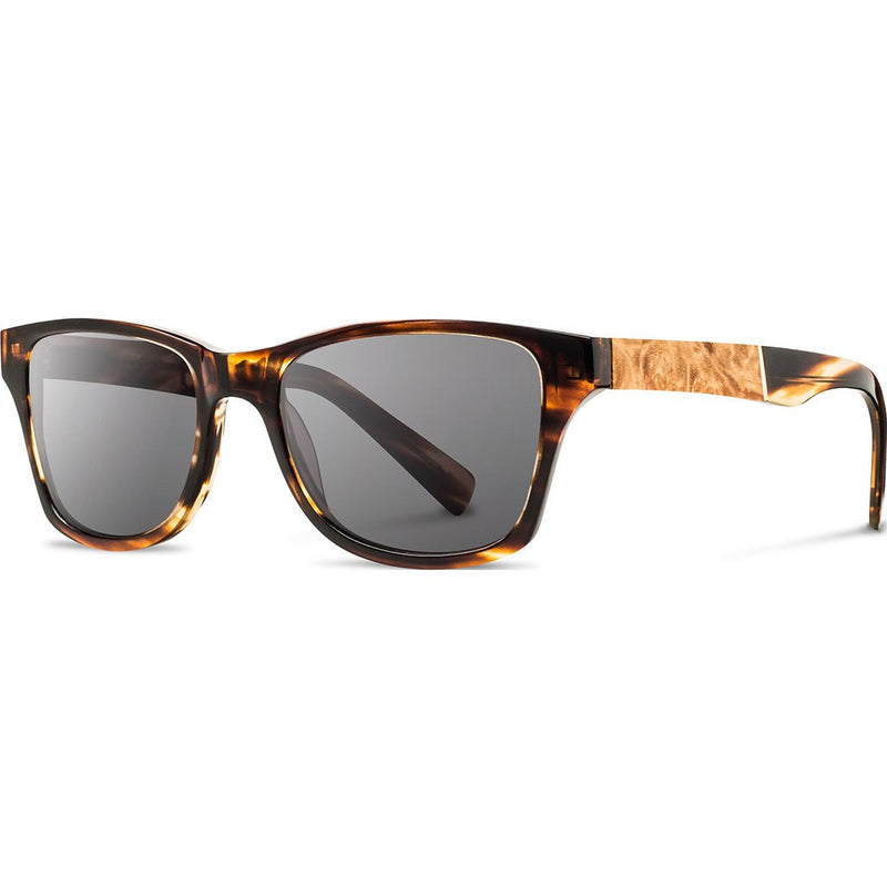 Shwood Canby Acetate Sunglasses | Tortoise & Maple Burl / Grey WACTMAG