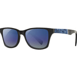 Shwood x Shaper Studios Canby Surf Resin Sunglasses | Black & Midnight / Blue Flash Polarized-WACBMSRB3P
