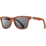 Shwood Canby Select Sunglasses | Redwood Burl & Walnut / Grey Polarized
