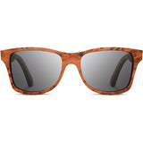 Shwood Canby Select Sunglasses | Redwood Burl & Walnut / Grey Polarized