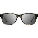 Shwood Cannon Acetate Sunglasses | Pearl Grey & Elm Burl / Grey Polarized