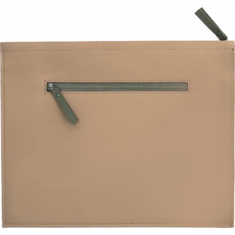 RAINS Waterproof Carry Portfolio | Soil/Green