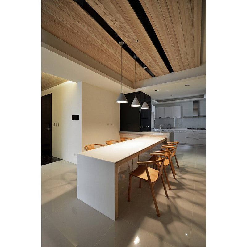 Seed Design Castle Cone Pendant Lamp | Concrete SQ-185CP