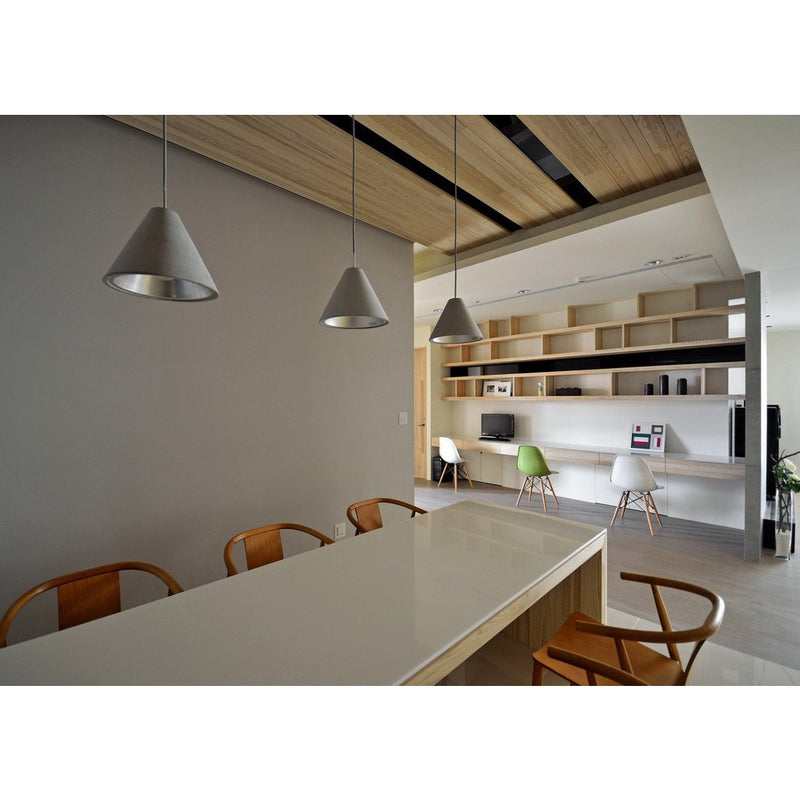 Seed Design Castle Cone Pendant Lamp | Concrete SQ-185CP