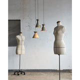 Seed Design Castle Mermaid Small Pendant | Concrete/Satin