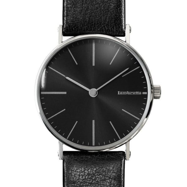Lambretta Cesare Black Watch | Black Leather