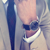 Lambretta Cesare Gold Black Watch | Black Leather