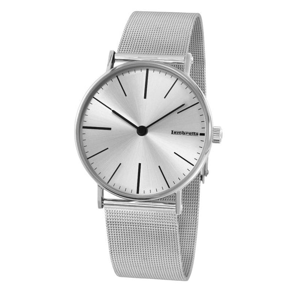 Lambretta Cesare Silver Watch | Silver Mesh*