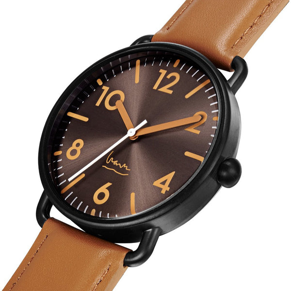 Projects Watches Witherspoon Watch | Black/Tan Leather 7110 C