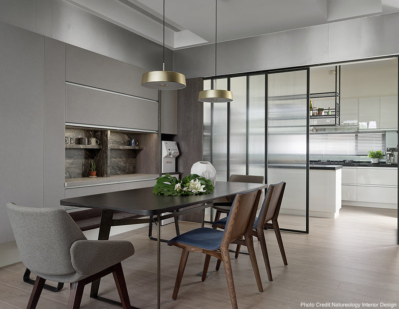 Seed Design China LED Pendant | Matte Brass