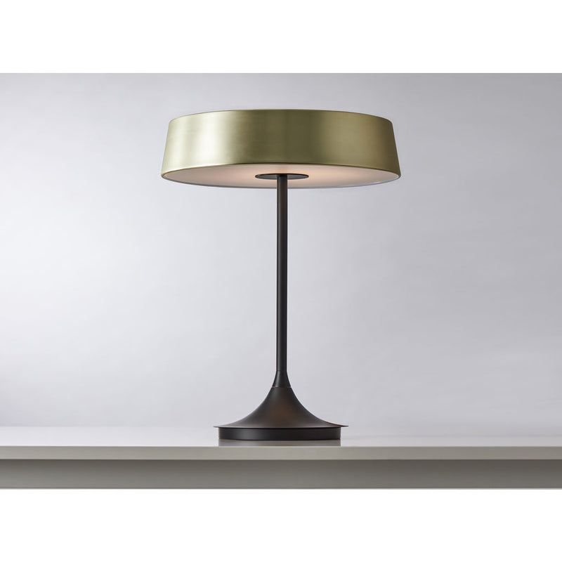 Seed Design China LED Table Lamp | Matt Brass/Black