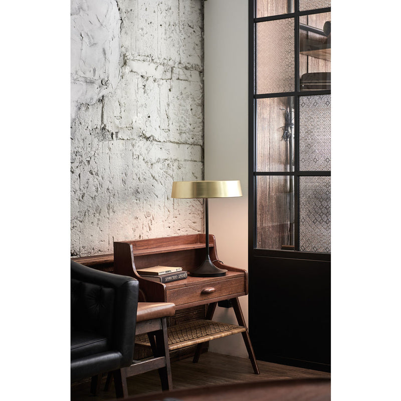 Seed Design China LED Table Lamp | Matt Brass/Black