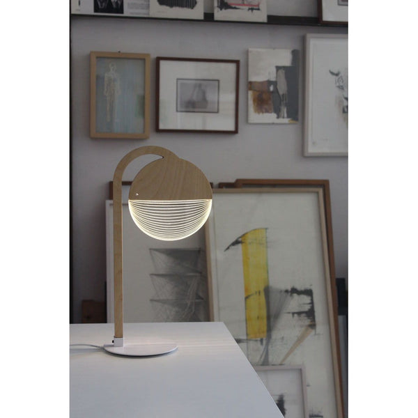 Studio Cheha City LED Table Lamp | Iron/Birch Ch-City