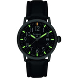 traser H3 Classic Basic Black Men's Watch Leather Strap