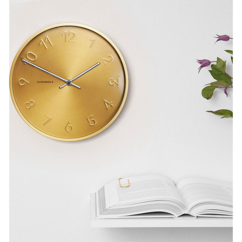 Cloudnola Trusty Wall Clock | Dutch Gold Diam 12 SKU0009