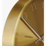 Cloudnola Trusty Wall Clock | Dutch Gold Diam 12 SKU0010