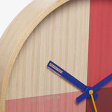 Cloudnola Flor Wall Clock | Wood Red Diam 12 SKU0044