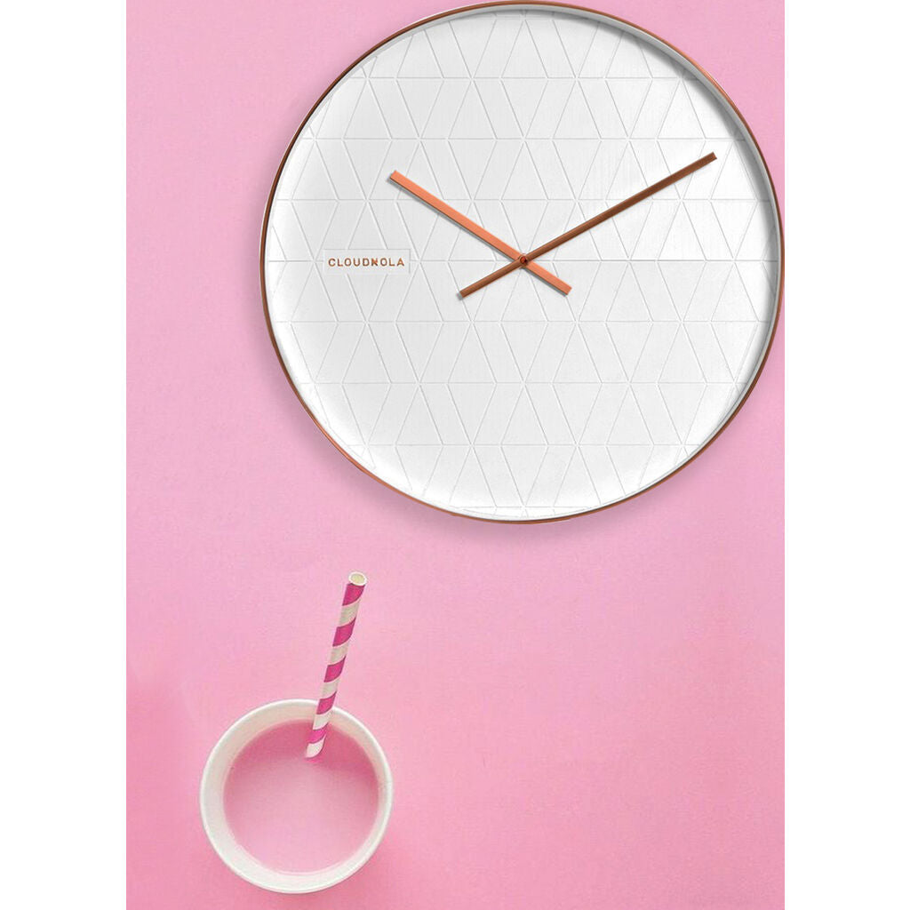 Cloudnola Cloud Wall Clock Embosed Sportique