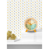 Cloudnola Flor Desk Clock | Wood Turquoise Diam 12 SKU0061