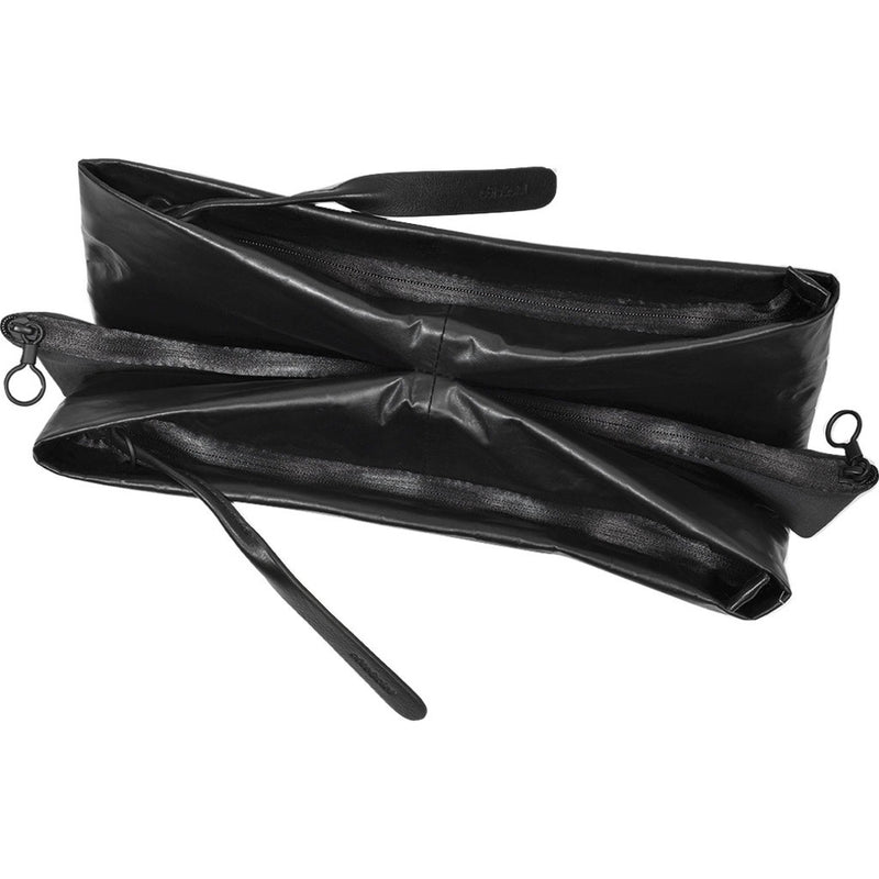 Cote&Ciel OB Medium Coated Memory Clutch | Jade Black 28456