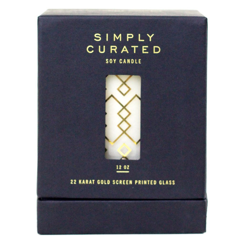 Simply Curated The Cocktail Collection 22K Gold Soy Candle | Coconut Shea