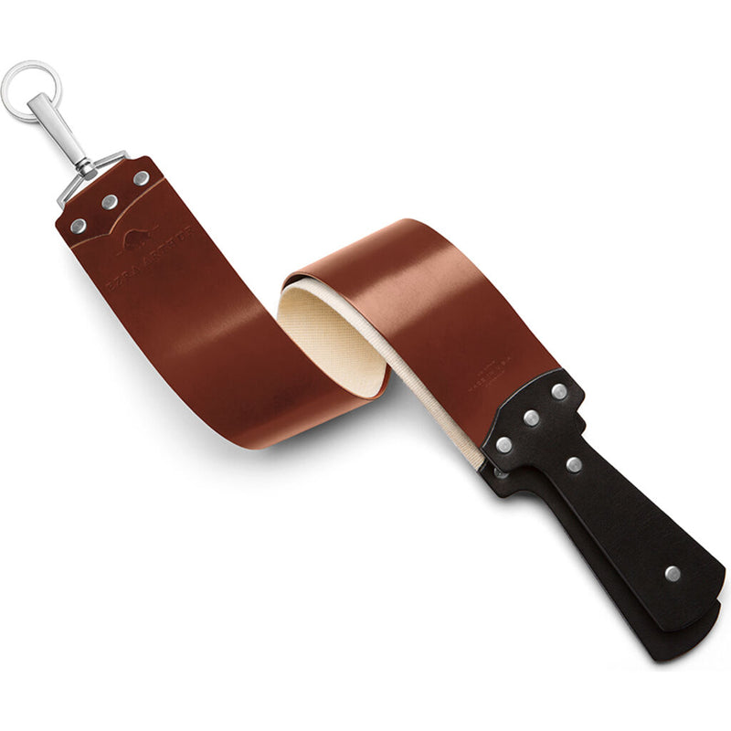Ezra Arthur 2.5" Cordovan Razor Strop | Cognac