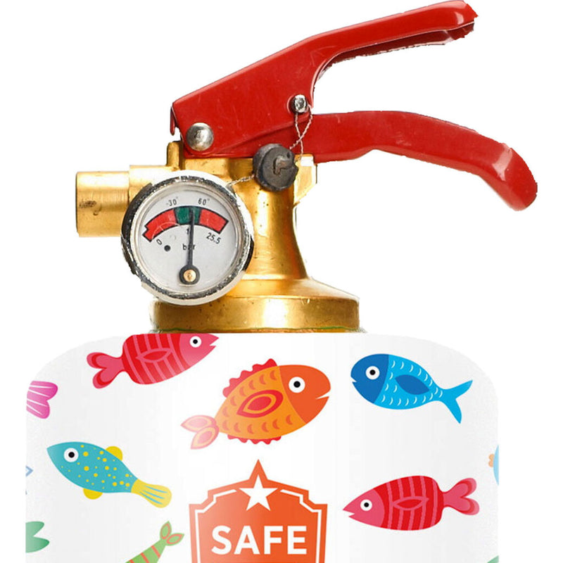 Safe-T Designer Fire Extinguisher | Colorful Fishes