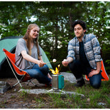BioLite CookStove Portable Camping Stove | Silver/Blue CSB1003