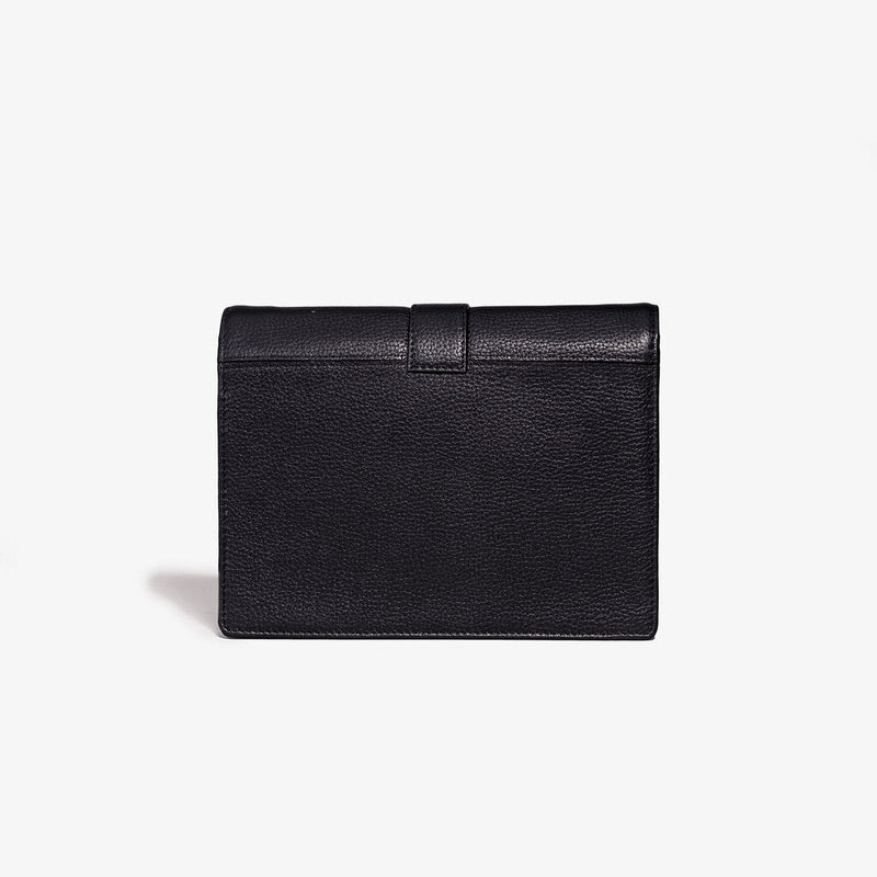 Hook & Albert Cord Leather Wallet | Black CRDWLT-LTH-BLK
