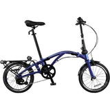 Dahno Curl i8 Foldable Bike | Dusty Blue