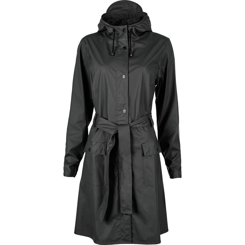 RAINS Waterproof Curve Jacket | Black 1206 XS/S