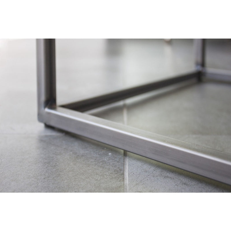 Lyon Beton Perspective Side Table | Light Grey  D-09156-PE-003