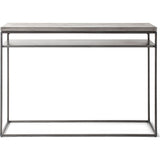 Lyon Beton Perspective Console with Shelf | Light Grey  D-09160-PE-002