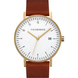 The Horse D Series Gold Watch | Tan D1