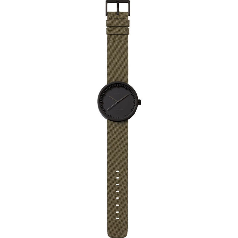 LEFF amsterdam D38 Tube Watch | Black/Green LT71014