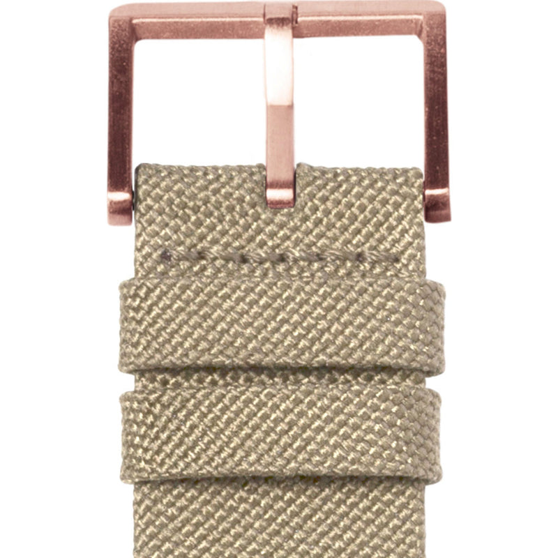 LEFF amsterdam D38 Tube Watch | Rose Gold/Sand