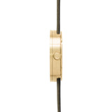 Leff Amsterdam D42 Tube Watch Cordura Leather | Brass/Green