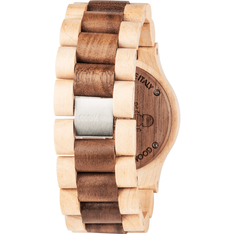 WeWood Date Maple Wood Watch | Beige/Nut WDBENU