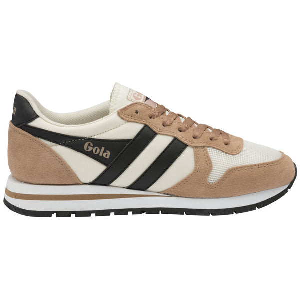 Gola Men's Daytona Sneaker | Off White/Tobacco/Black