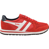 Gola Mens Daytona Sneakers | Red/White/Navy- CMA592-Size 13