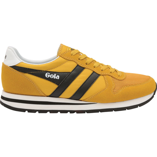 Gola Mens Daytona Sneakers | Sun/Black/White- CMA592-Size 13