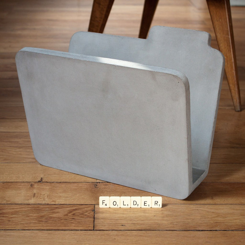 Lyon Beton Magazine Rack | Light Grey  DB-09107S