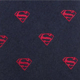 Cufflinks DC Superman Boys' Zipper Silk Tie | Navy Blue DC-SUP1B-KT