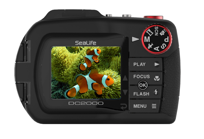 SeaLife DC2000 20mp Underwater Camera | Black/Red SL740