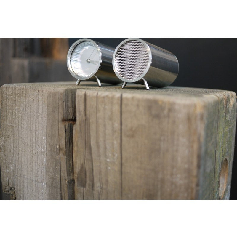LEFF Amsterdam Tube Desk Clock | Steel